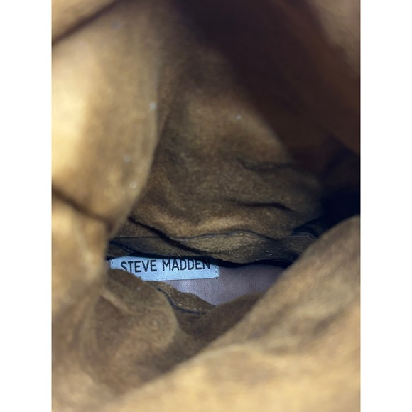 Steve Madden Takoda Moccasin Boots Brown Suede Fringe Beaded Women Size 7.5M - Picture 8 of 8